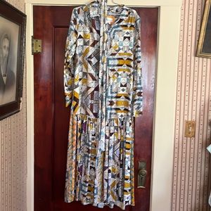 Anthropologie maxi dress